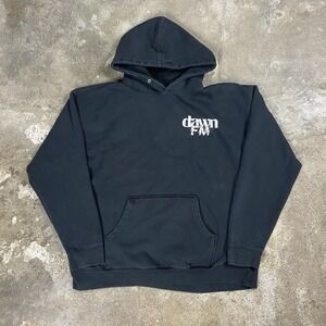 The Weeknd Dawn FM Sweatshirt Size XL Black The Dawn Is Upon Us Pop Graphic
